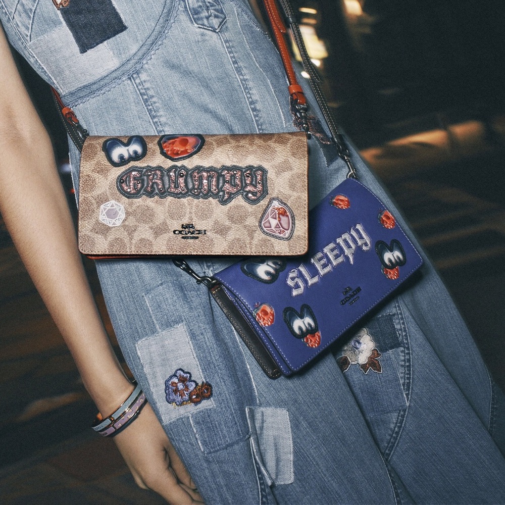 Disney x Coach Dark Fairytale Sleepy Xbody Clutch